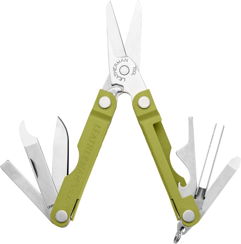 LEATHERMAN , Micra, Keychain Multi-tool with Grooming Tools, Mini Pocketknife for Everyday Carry (EDC), Hobbies & Outdoors, Built in the USA, Mojito - Image 1